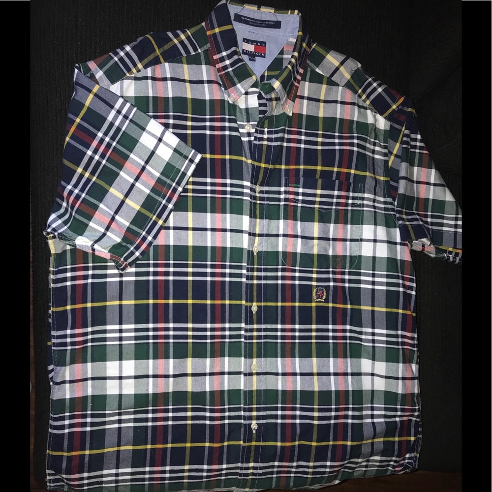 Tommy Hilfiger Plaid Button Up
